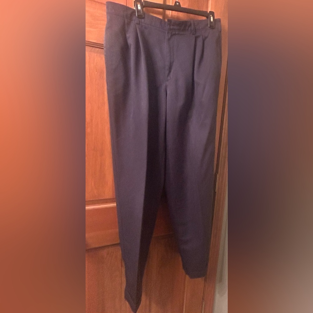 Savane Men's Elegant Dark Gray/black Dress Pants